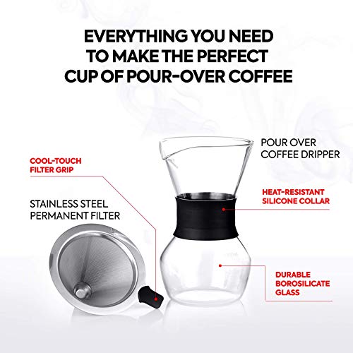 Mueller Hervidor eléctrico de cuello de cisne, verter sobre tetera de café y tetera, control de temperatura variable… - Imagen 6