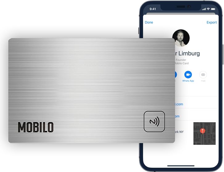 Digital Business Card with NFC - no app required