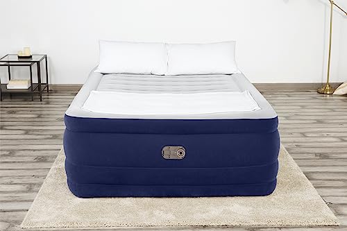 Bestway Tritech Air Mattress Queen 24' with Built-in AC Pump Navy