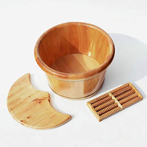 Spa de pies de madera para baño y masaje, tamaño A miniatura 3