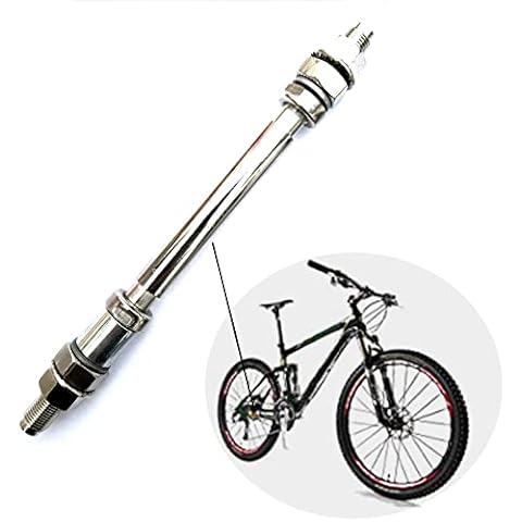 Setaria Viridis Bicycle Axle Bike Axle Bike Hub Mountain Bike Axle Bicycle Multiple Speed Rear Hub Axle Bicycle Wheel Hub Axle Metal Bike Axle Bicycle Axle Quick Release Rear Solid Shaft Lever Cover
