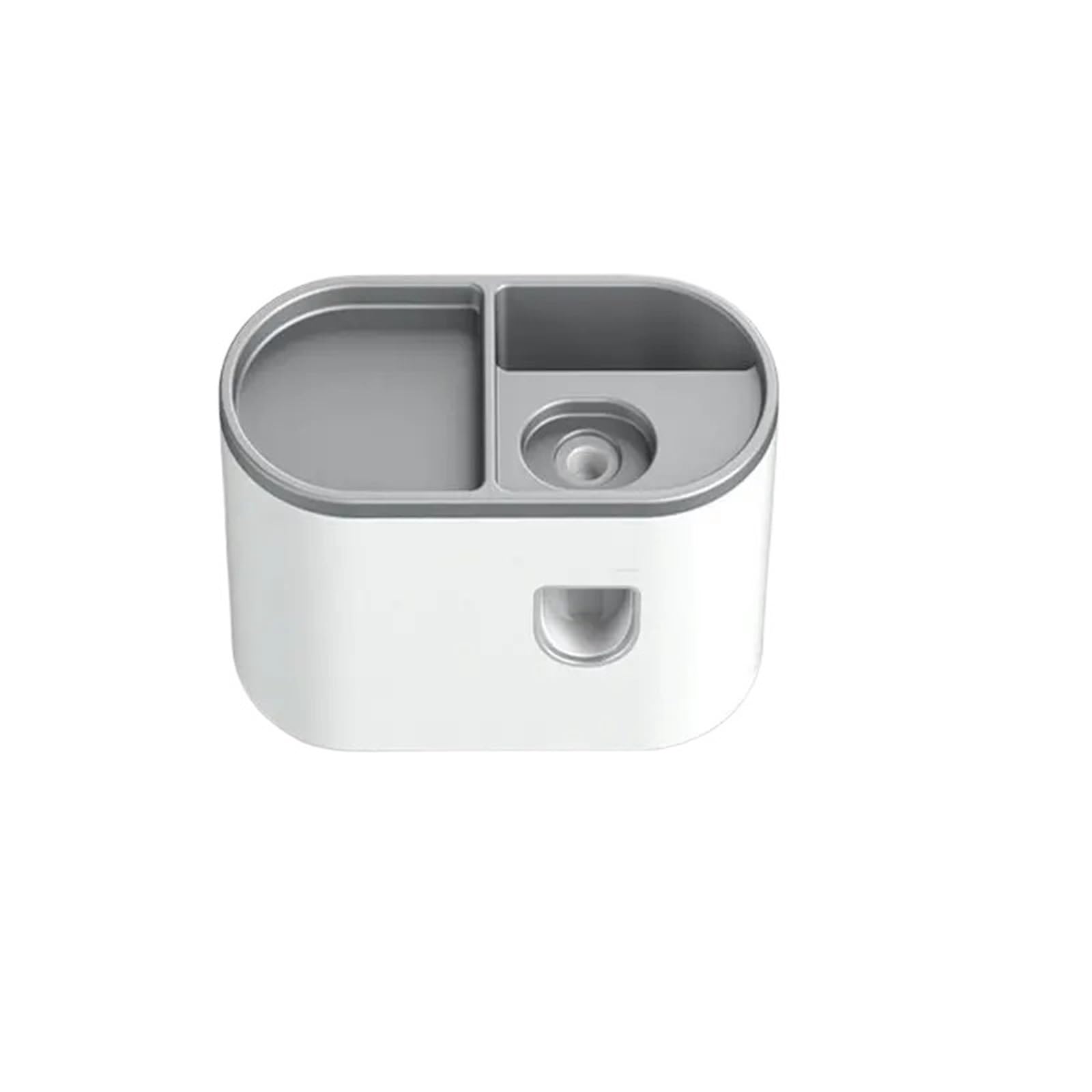 Portaspazzolino invertito, dispenser automatico di dentifricio, set di strumenti per montaggio a parete, ad assorbimento magnetico (132 x 274 mm)
