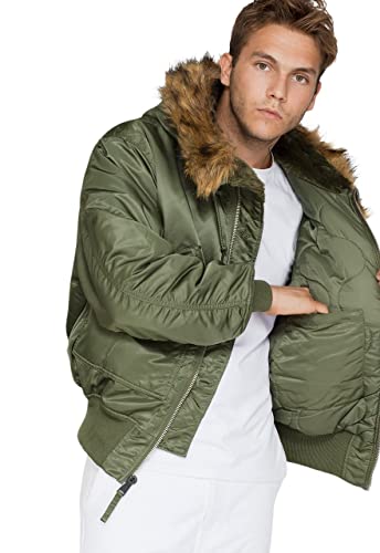 Alpha Industries 45 P Hooded, Piumino Uomo, Verde