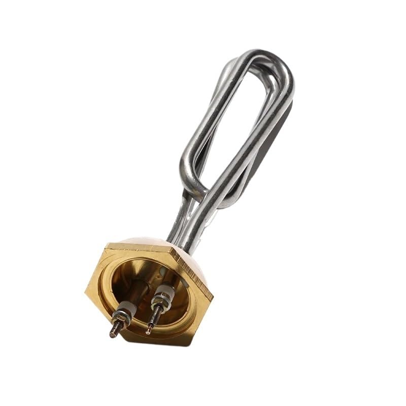 DN32 41MM G1 1/4" Electric Heating Element 110V 220V Copper Thread Immersion Heater Folded Resistance Tube 1500W 175MM