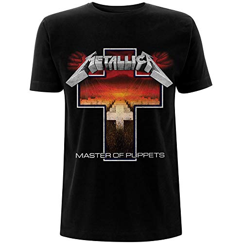 llica Master of Puppets Tシャツ Amazon.com: Metallica T Shirt Master Of Puppets Album Tracks