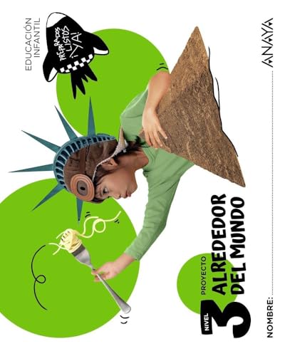 Portada de Alrededor del Mundo. Nivel 3 5 Años Preparados Listos... ¡Ya!