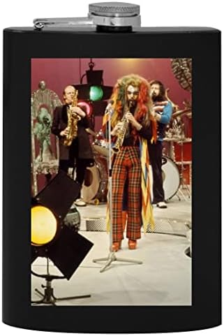 Roy Wood And Wizzard - 8oz Black Hip Alcohol Drinking Flask FCA #FCAG804166
