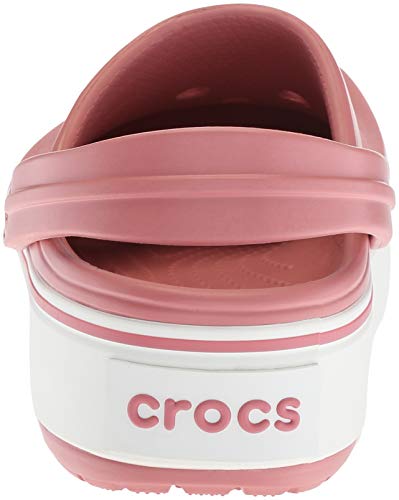 Sandália, Crocs, Crocband Platform Clog, Blossom/White, 37, Adulto Unissex