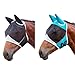 1PC Fine Mesh Horse Equine Fly Mask with Ears UV Protection Soft for Horse(M Black)