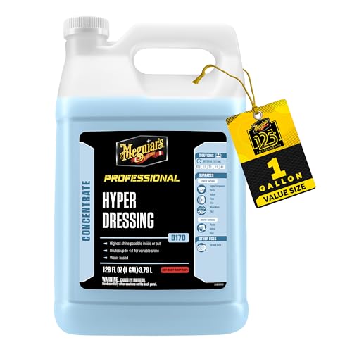 Meguiar's D17001 Detailer Hyper Dressing Kunststoffpflege, 3,78 L