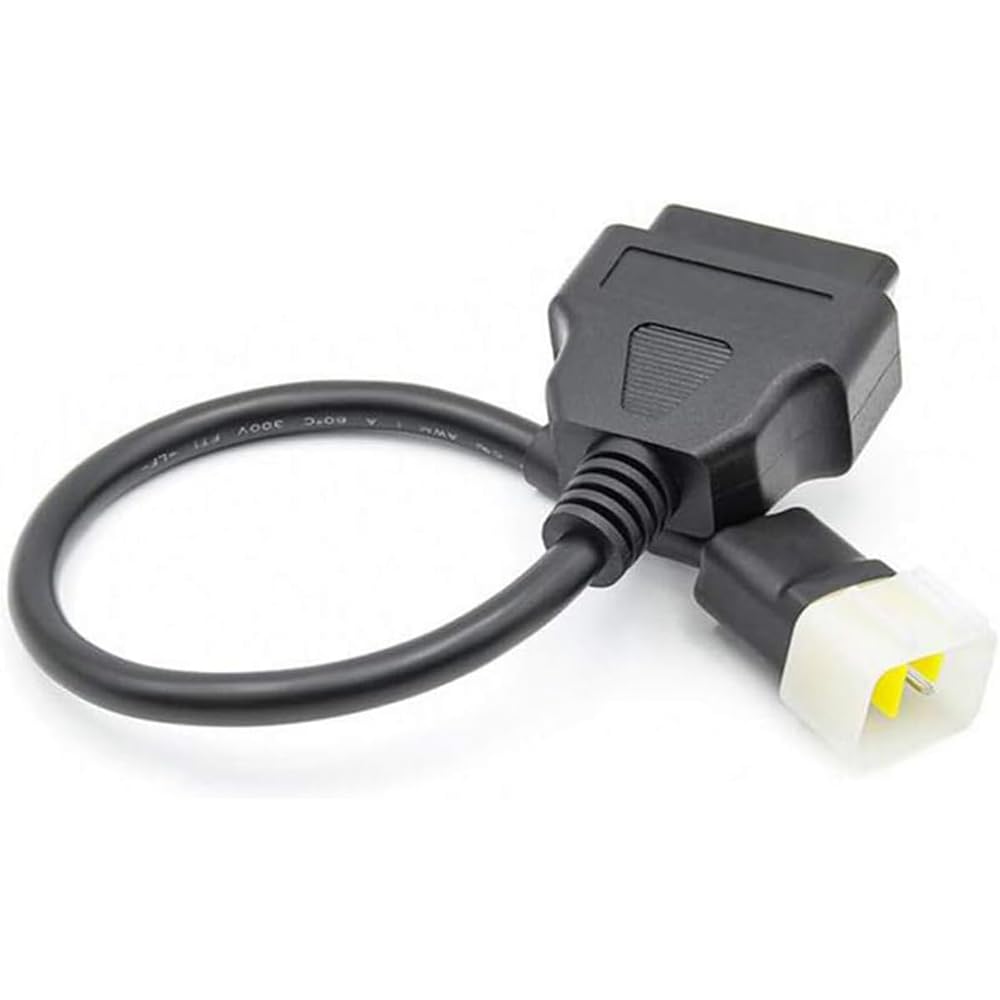 OBD2 Motorcycle Cable For Honda 6 Pin Plug Diagnostic Cable