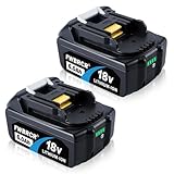 FWBRCR New Upgraded 6.0Ah 18V Battery Replacement for Makita 18V Battery Li-ion Battery Compatible with Makita Battery 18V 6000mAh BL1860 BL1820 1830B 1840B 1850B