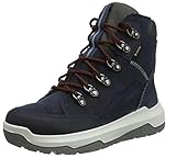 Superfit Jungen SPACE leicht gefütterte Gore-Tex Schneestiefel, BLAU/GRAU/ORANGE 8000, 41 EU