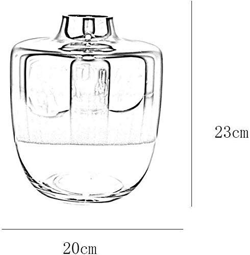 Vase transparent au dégradé unique pour une décoration moderne - 2