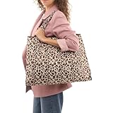 Tote Bag, Sac Pliable Courses Poche Grande,Sac à Provisions Cabas Réutilisable,Shopping Pliable Pochette Tissu,Grocery Bandoulière Ecologique pour Extérieur Voyage,Shopping,Pique-nique