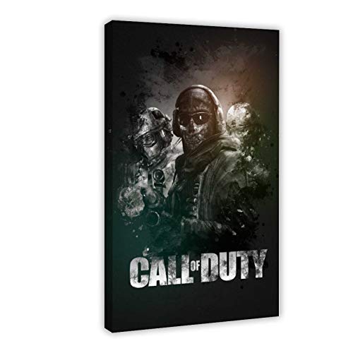 Game Call of Duty Black Ops Cold War Poster für Jungenzimmer, 12 Leinwand-Poster, Schlafzimmer, Dekoration, Sport, Landschaft, Büro, Raumdekoration, Geschenk, 30 x 45 cm, Rahmen Cover