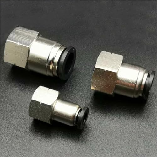 Conector rápido neumático PCF manguera 5/32 unión recta interna rosca hembra NPT 1/4 7
