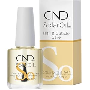CND SolarOil Cuticle Oil, Blend Of Jojoba, Vitamin E, Rice Bran & Sweet Almond Oils, Moisturizes & Conditions