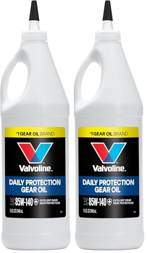 Valvoline High Performance SAE 85W-140 Gear Oil 1 QT (Pack of 2)