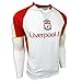 Men's Liverpool White Training Jersey, Licensed Liverpool Short Sleeve Shirt (Medium)