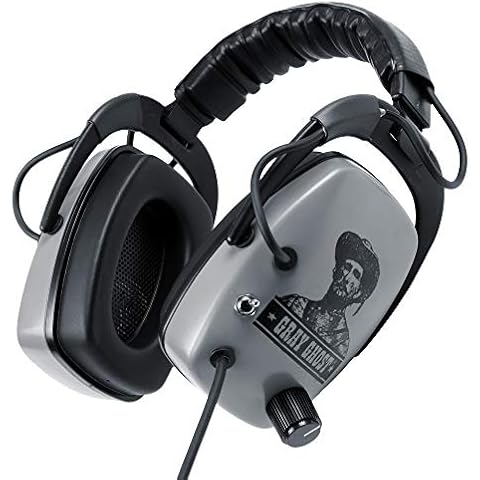 DetectorPro Original Gray Ghost Platinum Series Headphones with 1/4" Angle Plug Cover