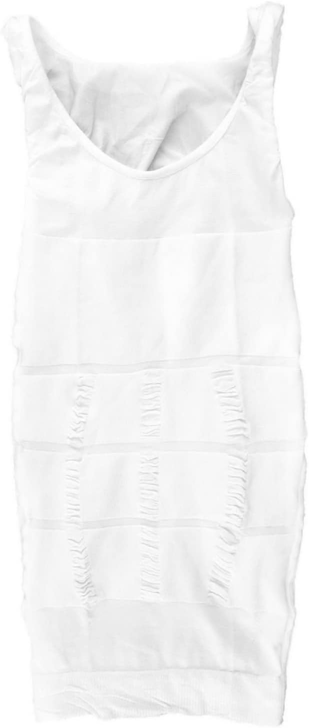 Mens Slimming Compression Vest Sleeveless Abdominal Compression Body Shaper, Undershirt Elastic Shapewear for Gym