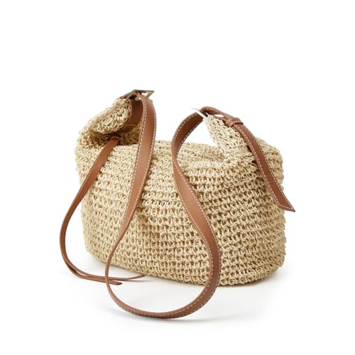Straw Tote Bag Summer Straw Beach Bags For Women Handwoven Bag Large Capacity Handbag Rattan Purse Hobo Bag Dumpling Bag3