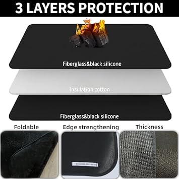DANCHEL OUTDOOR TSG PLUS Portable TA1 Titanium Hot Tent Wood Stove with Fireproof Stove Pad