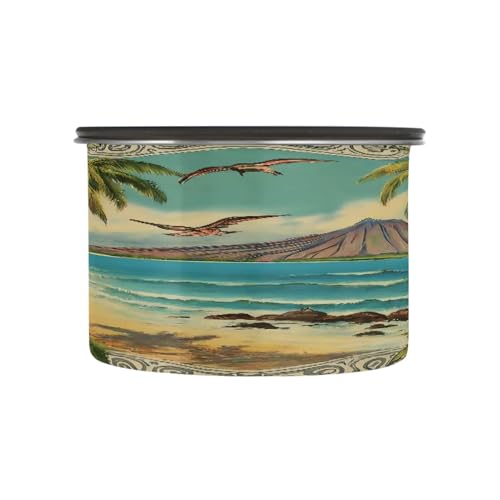 Envase para café hermético de acero inoxidable 17 oz