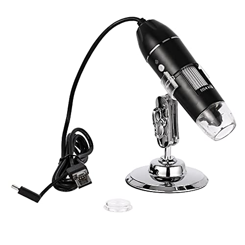 Microscópio Zoom 1600x Cam 2.0 Mp Profissional Digital Usb Com Suporte