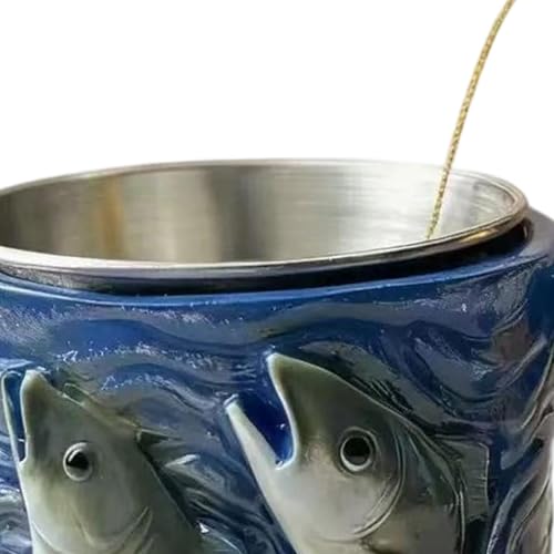 Taza de café de resina con soporte para bebidas novedoso 7