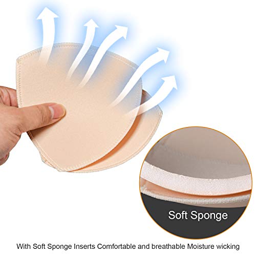 Ursmart Bra Pads Inserts, Bra Cups Inserts,Removable Breathable Push Up Bra Inserts For Sports Bra Or Bikini Tops #TOP5