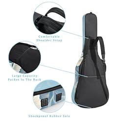 JRHEJTFZ Housse pour guitare acoustique de 1,9 cm d’épaisseur, étanche, durable et élégant, colombes et fleurs colorées, Multicolore 4., 42.9×16.9×4.7 in, Motif imprimé tendance - Les Beatles, Paul McCartney, John Lennon, RIngo Starr, George Harrison JRHEJTFZ Housse pour guitare acoustique de 1,9 cm d'épaisseur, étanche, durable et élégant, colombes et fleurs colorées, Multicolore 4., 42.9x16.9x4.7 in, Motif imprimé tendance – Image 3