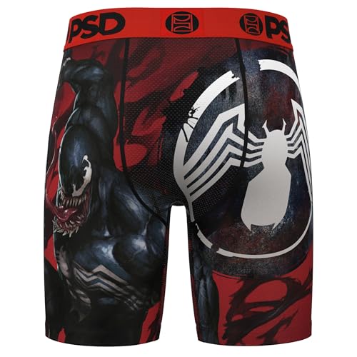 PSD Men's Marvel Print Boxer Briefs - 7 Inch Inseam Breathable and Supportive Men's Underwear with Moisture-Wicking Fabric4