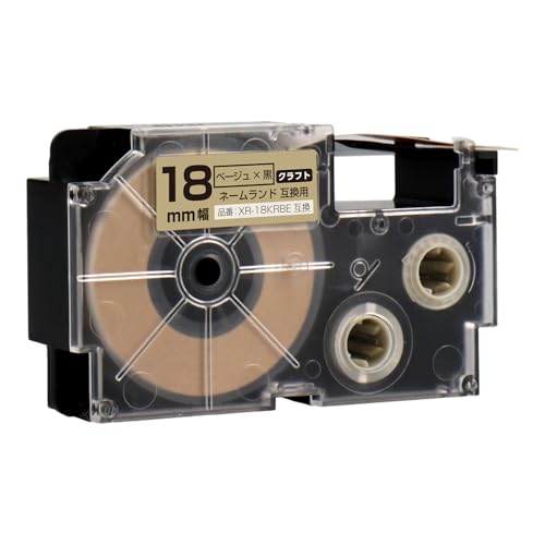 ygizJVIΉ CASIOΉ l[hp XR-18KRBE Ntg x[W/ Pi y : 18mm  : 5m z ݊e[vJ[gbW 킢Ntgfނ̃x