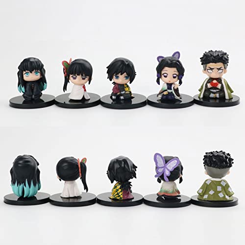 Kozrlib 15 Pcs Demon Figure Anime Action Figures Q Version Model Toys Birthday Halloween (1.57Inch) #TOP3