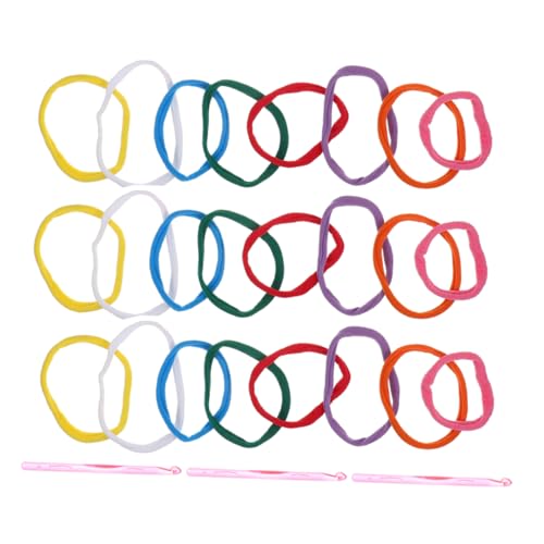 LALAFINA Polyester Plastic Elastic Cord Braider Weaving Hooks DIY Knitted Tools Weaving Tools Craft Loop