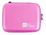 DURAGADGET Funda Rígida Rosa Compatible con Cámara Digital Polaroid Snap Touch - con Mini Mosquetón
