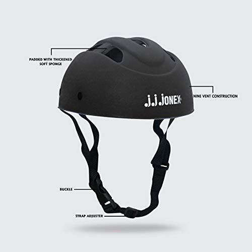 Image of JJ JONEX Protective Set Skating and Cycling Guard Combo Medium Black /Blue MYC