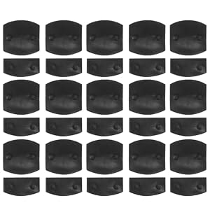HIAKDOFT 48個入りプラスチック製ベッドスラットエンドキャップホルダーセット シングル ダブル対応 交換用スラットベースカバー ソファベッ