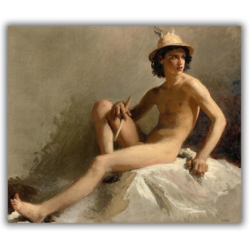 Impression sur toile giclée Study For Mercury by Isidore Pils de taille S pour décoration