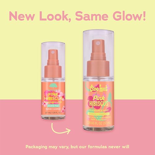 Image of Tree Hut Mini Hair & Body Mist, Pink Hibiscus, 1.26 Fl Oz
