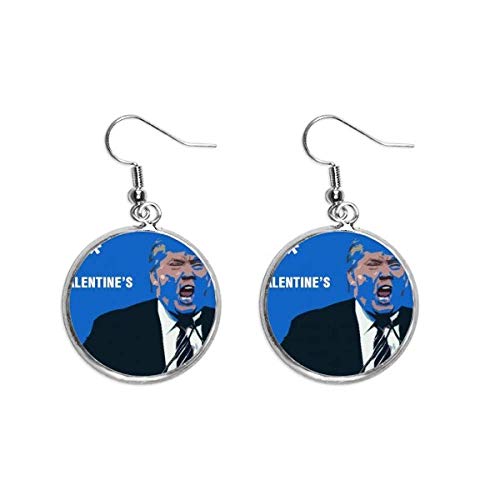 Pendientes de plata de Trump hipoalergénicos que resuelven la falta de joyería política original