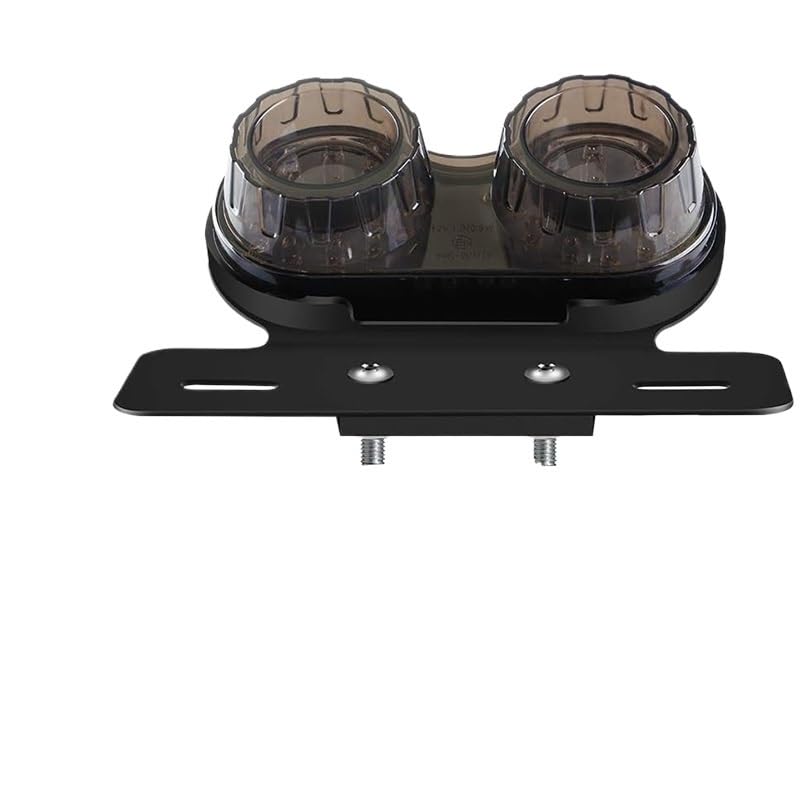 Piloto trasero de moto universal para rutas nocturnas de carretera con freno y giros 12V