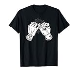 Pinky Promise Tshirt - Tattoo Hands Best Friend Tee