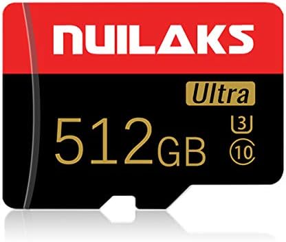 512GB Micro SD Card with Adapter High Speed TF Card Class 10 with Adapter for Android Smartphone,Tablet and Other Devices