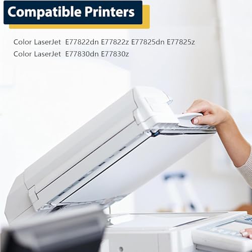 Toner W9190MC haute précision pour impression laser nette sur HP LaserJet MFP E77825dn