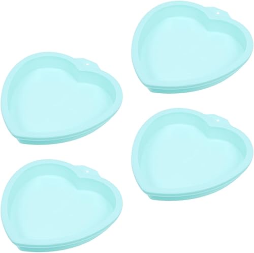 Zerodeko 4pcs Heart Shape Mold Molds Silicone Soap Tray Molde De Para Resina Heart Shape Dessert Moulds De Para Gelatinas Donut Mould Cake Pan Heart Zerodeko 4pcs Heart Shape Mold Molds Silicone Soap Tray Molde De Para Resina Heart Shape Dessert Moulds De Para Gelatinas Donut Mould Cake Pan Heart