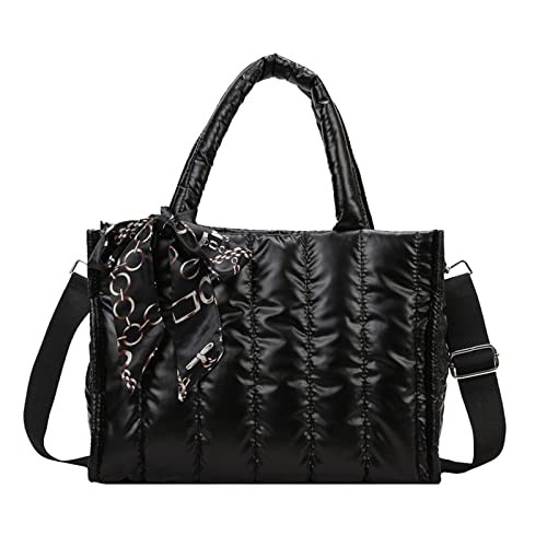 Sac de transport femme en nylon imperméable avec grand compartiment zippé
