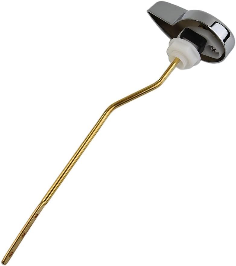 Toilet Tank Flush Lever Chrome Handle Replacement Zinc Alloy Fitting Side Wrench for TOTO Bathroom Plumbing Repair Parts Assembly Kit